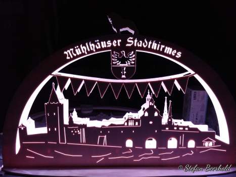 Lichtbogen "Mühlhäuser Stadtkirmes"