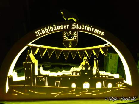 Lichtbogen "Mühlhäuser Stadtkirmes"