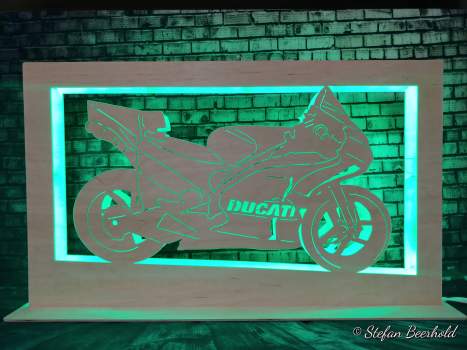Lichtbogen "Ducati" - Eckig