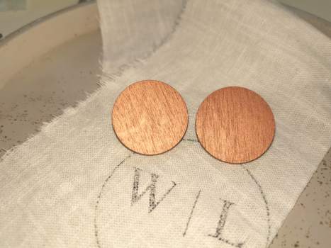 Neta Ohrstecker Kupferchrome