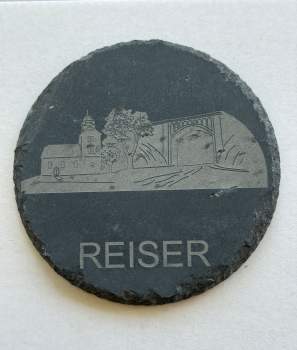 Schiefer Untersetzer Reiser