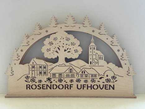 Lichtbogen Ufhoven weihnachtlich