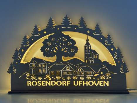 Lichtbogen Ufhoven weihnachtlich