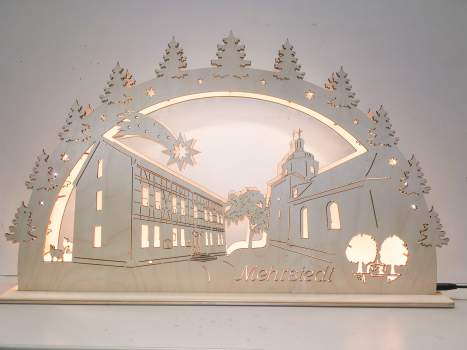 Lichtbogen "Mehrstedt" weihnachtlich