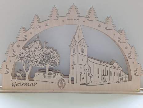 Lichtbogen Geismar weihnachtlich