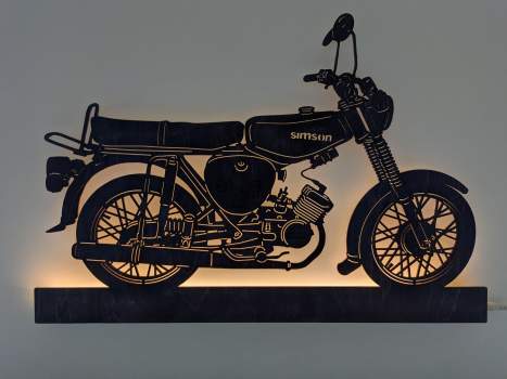 Wandskyline-Simson-S51-black edition