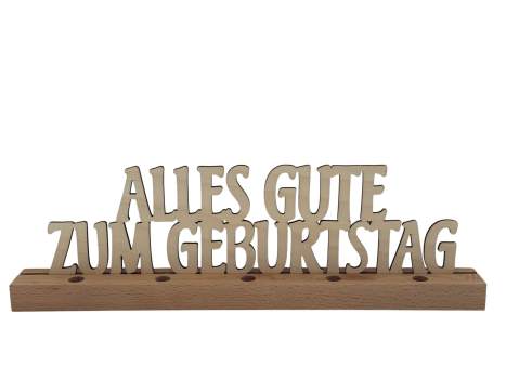 Birthday Geldhalter-Geschenkidee, opt. Wunschgravur