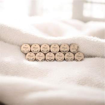 Mein fünftes Jahr | Meilensteinkarten aus Holz mit Gravur