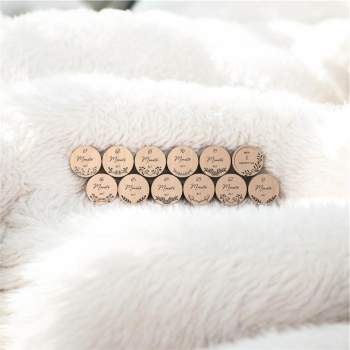 Mein sechstes Jahr | Meilensteinkarten aus Holz mit Gravur