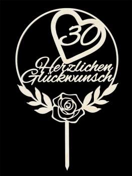 Tortentopper Herzlichen Glückwunsch