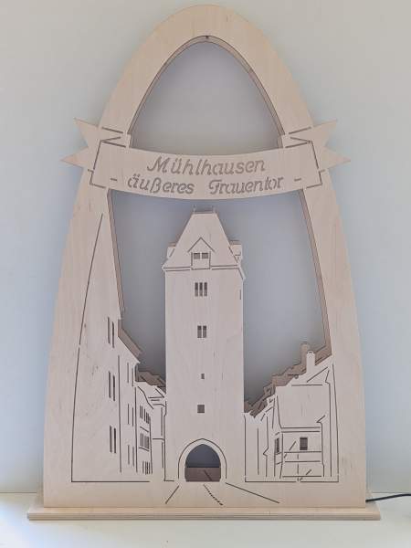 Lichtbogen Mühlhausen äußeres Frauento