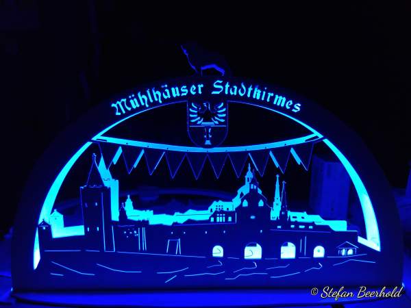 Lichtbogen "Mühlhäuser Stadtkirmes"