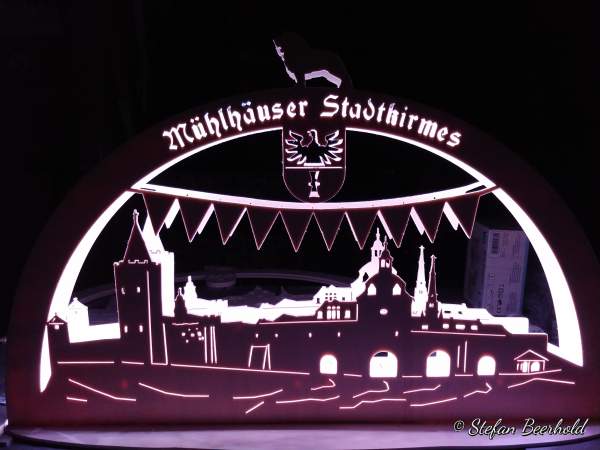 Lichtbogen "Mühlhäuser Stadtkirmes"