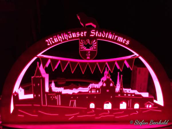 Lichtbogen "Mühlhäuser Stadtkirmes"