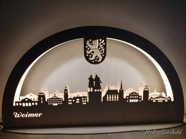 Lichtbogen "Weimar" Version 3 - mit Wappen