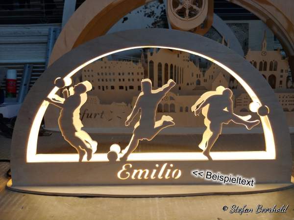 Lichtbogen "Fussball-Mini" - für unsere kleinen Kunden..