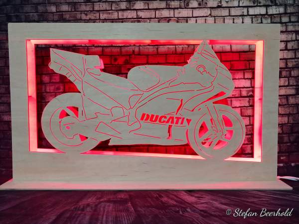Lichtbogen "Ducati" - Eckig