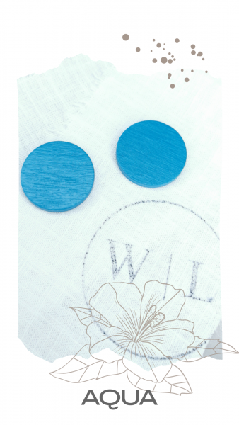 Neta Ohrstecker blue aqua