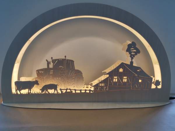 Lichtbogen "Bauernhof" - schlichte Variante