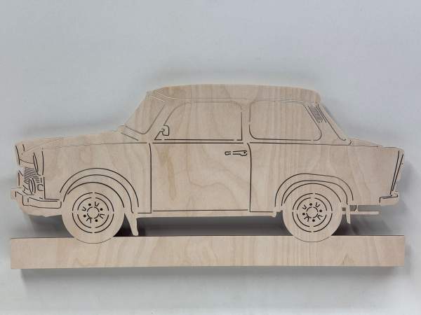 Wandskyline Trabant beleuchtet