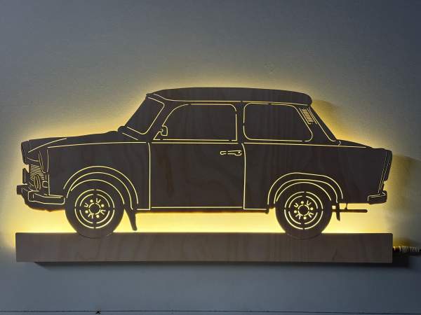 Wandskyline Trabant beleuchtet
