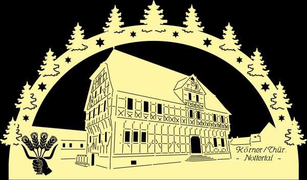 Lichtbogen Körner - Nottertal weihnachtlich