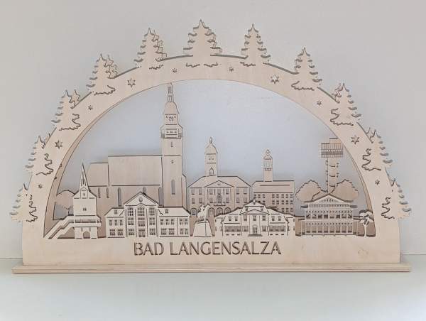 Lichtbogen Bad Langensalza weihnachtlich