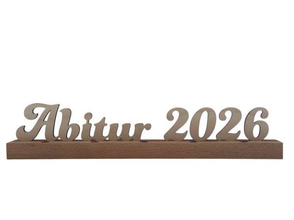 Abitur 2026 Geldhalter-Geschenkidee, opt. Wunschgravur