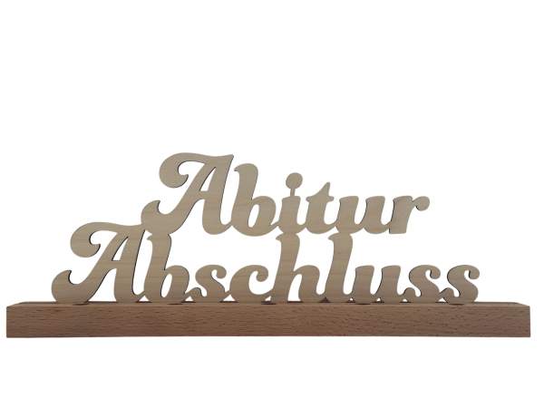 Abitur Abschluss Geldhalter-Geschenkidee, opt. Wunschgravur