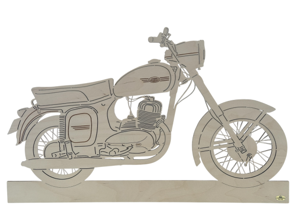 Wandskyline Jawa beleuchtet