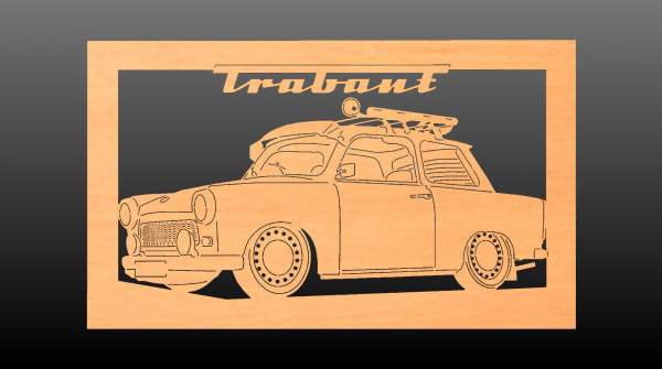 Lichtbogen "TRABANT 2" - Eckig