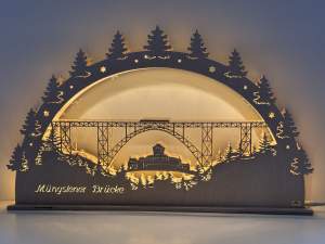 Müngstener Brücke mit Schloß Burg an der Wupper