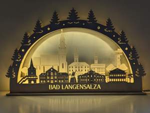Lichtbogen Bad Langensalza weihnachtlich